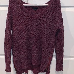 V neck sweater